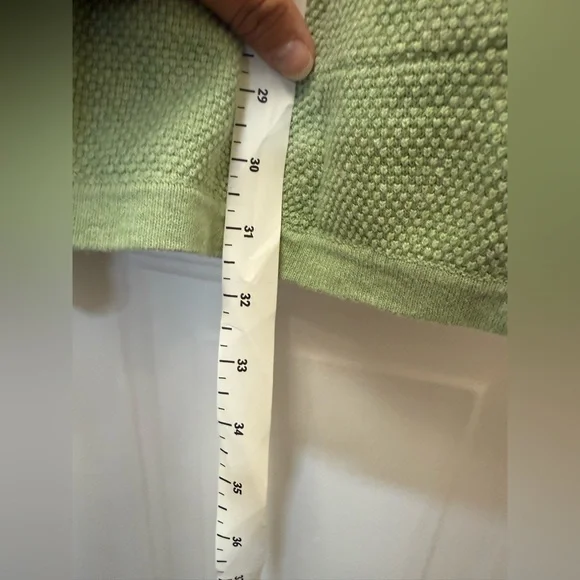 Free People Beach Sage Green Oversized Henley Tank Romper XS Summer Boho Casual - Picture 5 of 5